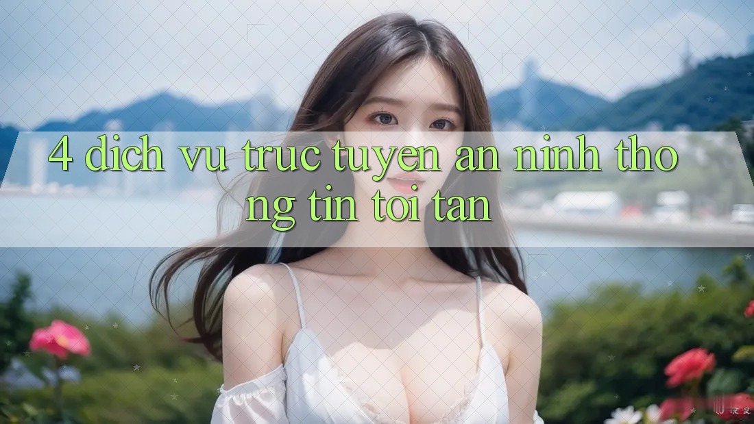 4. Dịch vụ trực tuyến an ninh thông tin tối tân