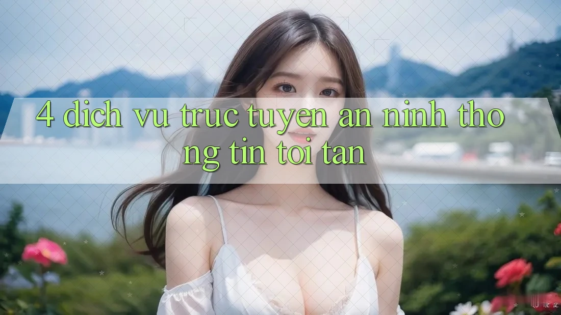 4. Dịch vụ trực tuyến an ninh thông tin tối tân