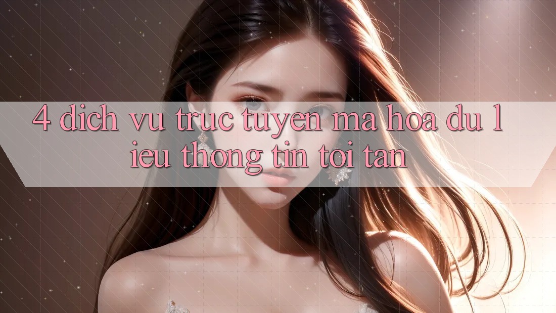 4. Dịch vụ trực tuyến mã hóa dữ liệu thông tin tối tân