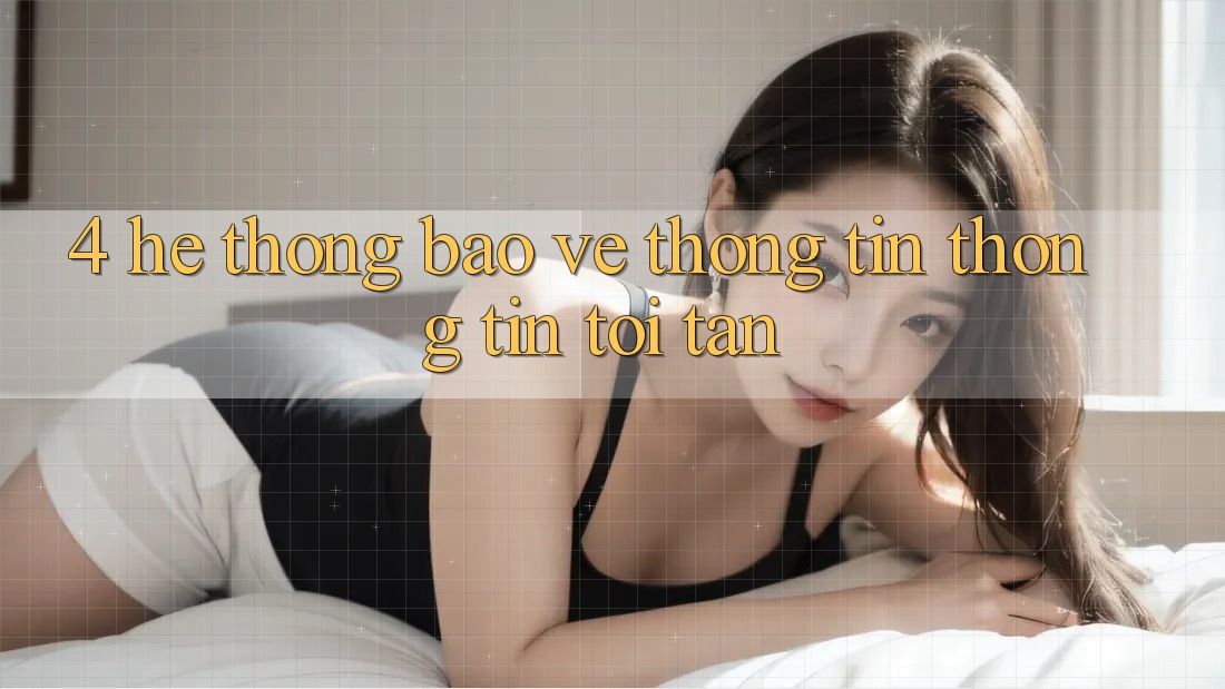 4. Hệ thống bảo vệ thông tin thông tin tối tân