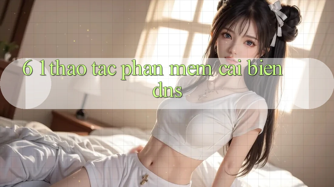 6. 1. Thao tác phần mềm cải biến DNS