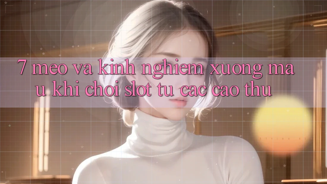 7. Mẹo và kinh nghiệm xương máu khi chơi slot từ các cao thủ