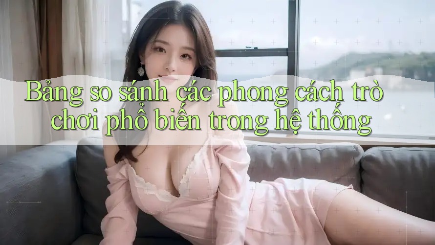 Bảng so sánh các phong cách trò chơi phổ biến trong hệ thống