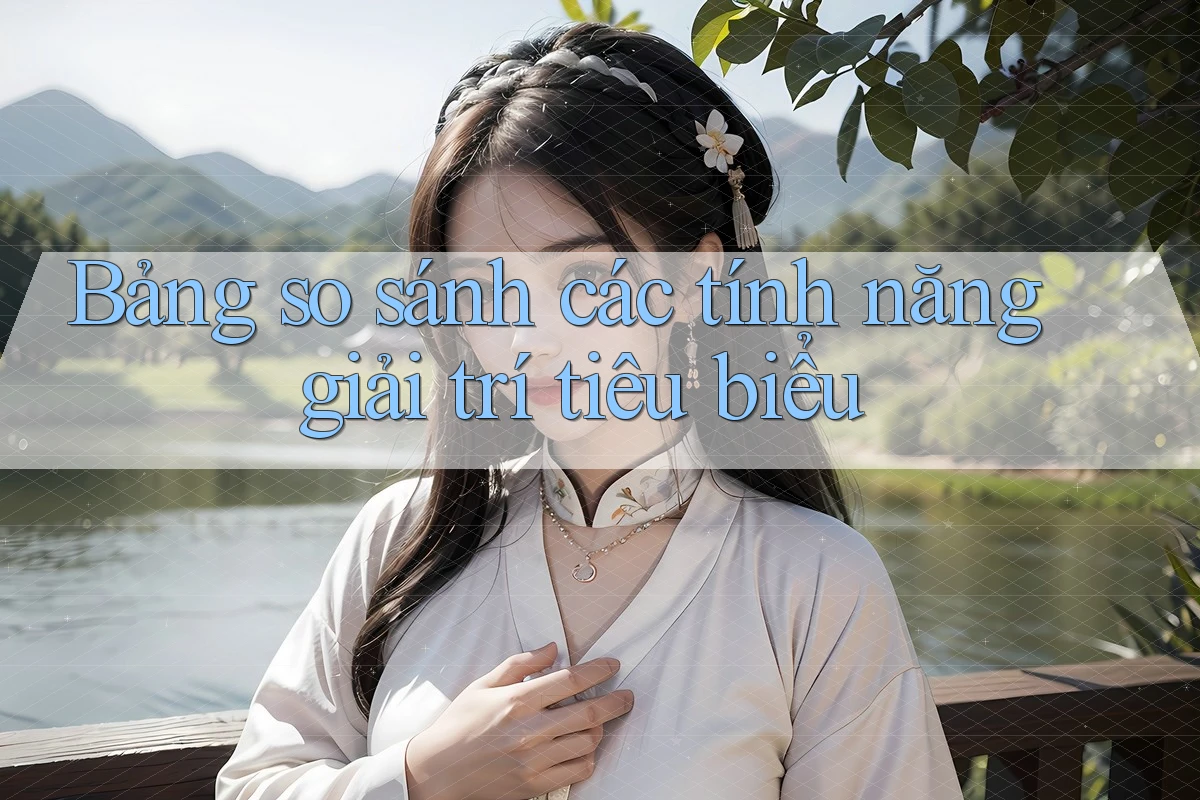Bảng so sánh các tính năng giải trí tiêu biểu