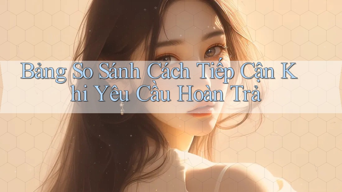 Bảng So Sánh Cách Tiếp Cận Khi Yêu Cầu Hoàn Trả