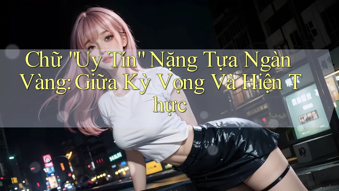 Chữ “Uy Tín” Nặng Tựa Ngàn Vàng: Giữa Kỳ Vọng Và Hiện Thực