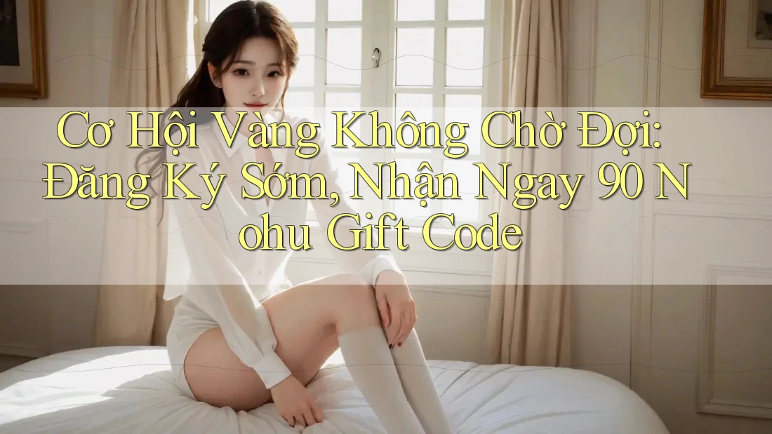 Cơ Hội Vàng Không Chờ Đợi: Đăng Ký Sớm, Nhận Ngay 90 Nohu Gift Code