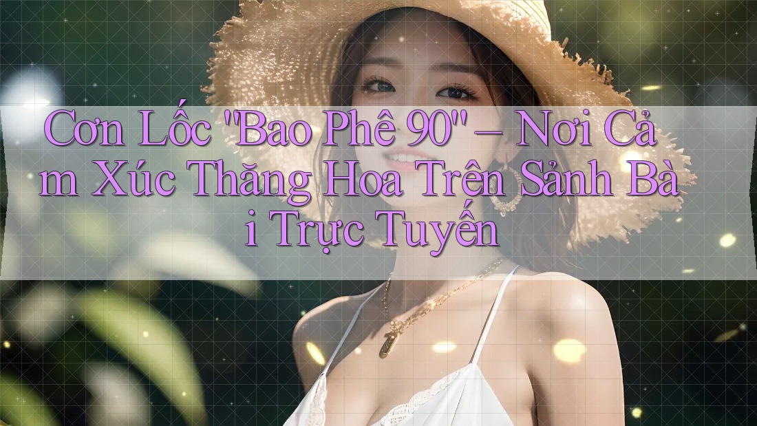 Cơn Lốc “Bao Phê 90” – Nơi Cảm Xúc Thăng Hoa Trên Sảnh Bài Trực Tuyến