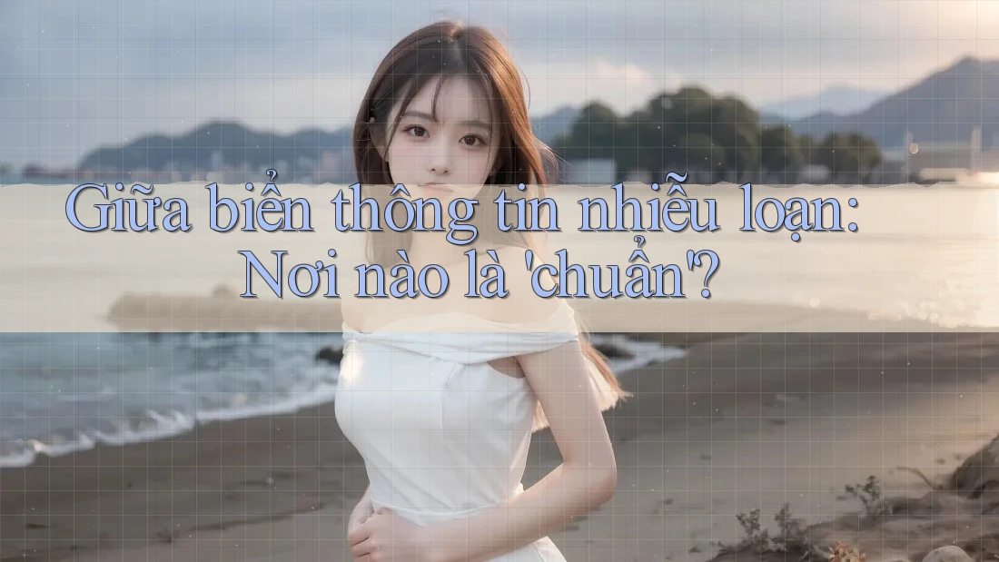 Giữa biển thông tin nhiễu loạn: Nơi nào là 'chuẩn'?