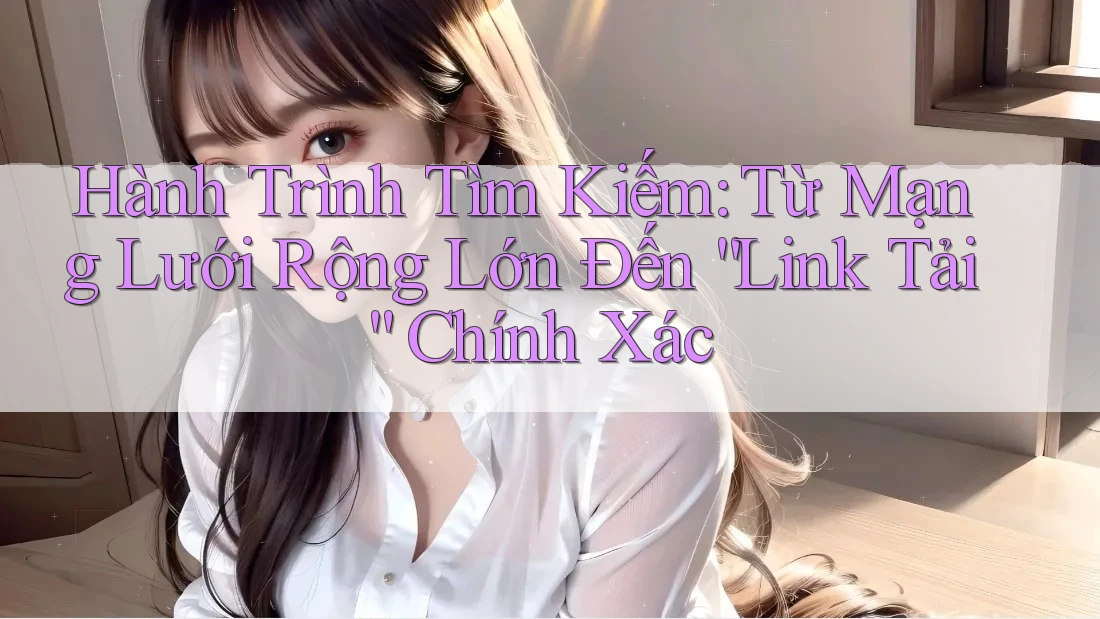 Hành Trình Tìm Kiếm: Từ Mạng Lưới Rộng Lớn Đến “Link Tải” Chính Xác