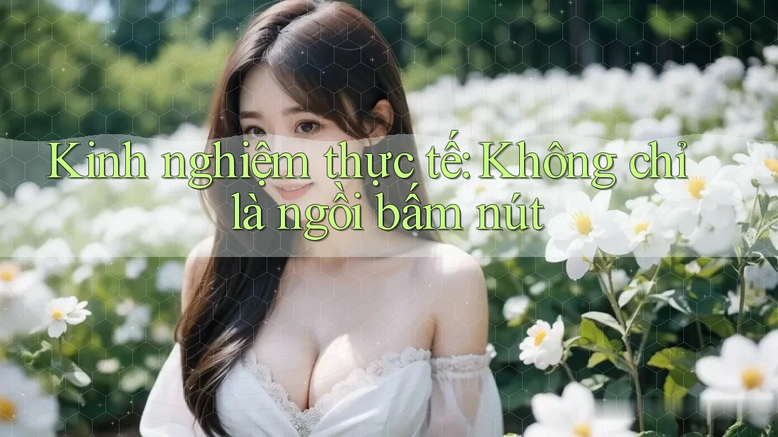 Kinh nghiệm thực tế: Không chỉ là ngồi bấm nút