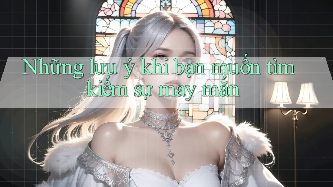 Những lưu ý khi bạn muốn tìm kiếm sự may mắn