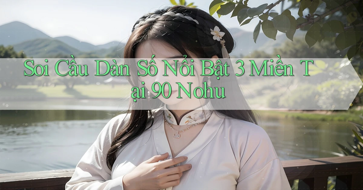 soi cầu dàn số nổi bật 3 miền tại 90 nohu
