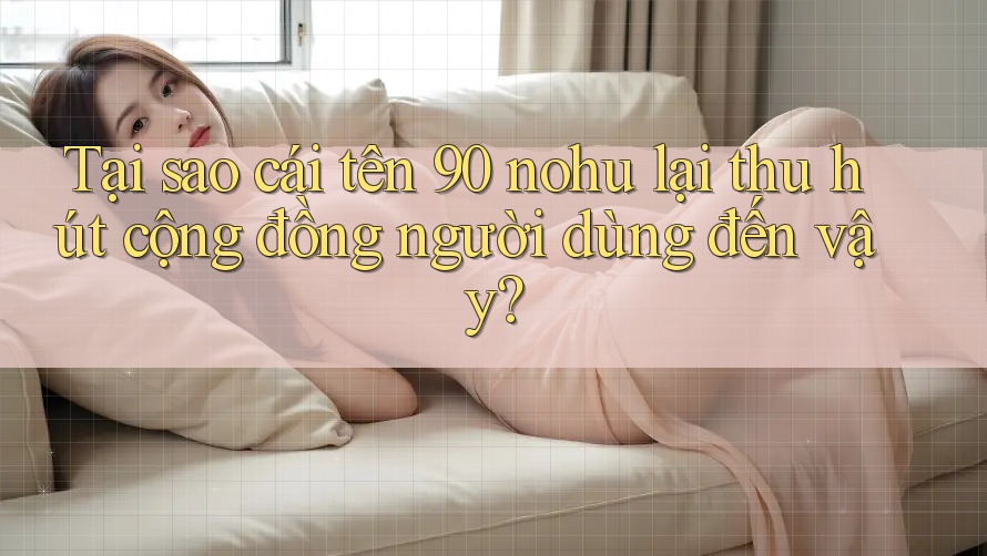 Tại sao cái tên 90 nohu lại thu hút cộng đồng người dùng đến vậy?