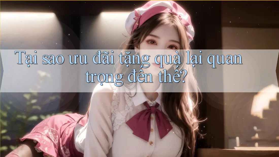 Tại sao ưu đãi tặng quà lại quan trọng đến thế?